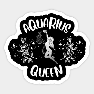 Aquarius Queen Sticker